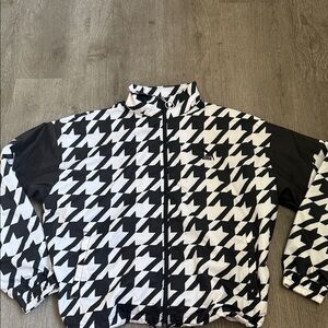 Puma Black and White Houndstooth Jacket